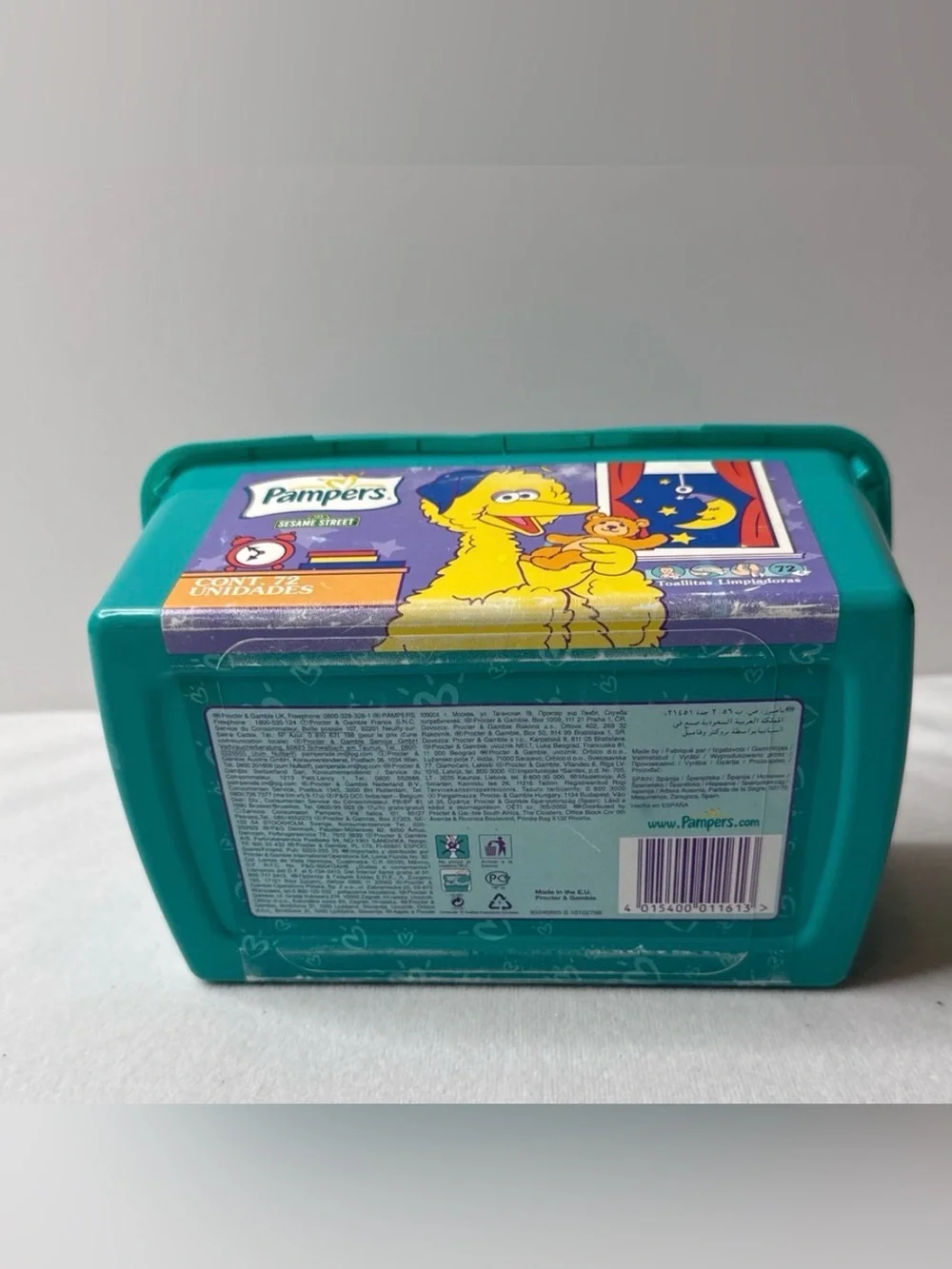 Pampers Sesame Street Baby Wipe Tub - Teal